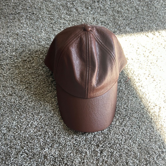 Free People Hailey Baseball Hat | Cognac - Picture 5 of 5